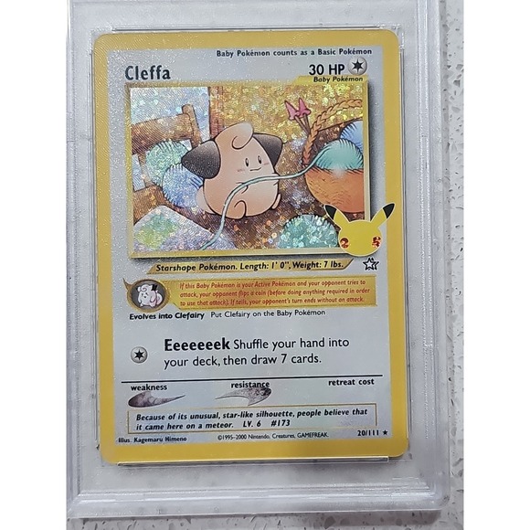 PSA10 Pi 25th Promo English Version Cleffa Excellent Condition Pokemon Card - Picture 3 of 4